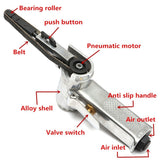 Small Pneumatic Sand Belt Machine 10*330 Air Belt Sander Grinding Machine Home DIY Manual Grinding Polishing Machine