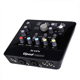Alctron MC410 and sound card ICON Upod nano professional condenser recording microphone for studio and live broadcasting