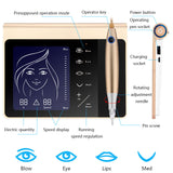 Charmer Princesse Permanent Makeup Tattoo Machine Eye Brow Lip Rotary Pen MTS PMU System With 50pcs Neeldes