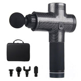 Muscle Massage Gun Sport Therapy Massager Body Relaxation Pain Relief Slimming Shaping Massager 4 Heads With Bag