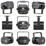 60 Patterns RGB Stage Lights Voice Control Music Led Disco Light Party Show Laser Projector Lights Effect Lamp with Controller
