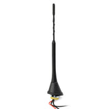 Superbat Universal Roof Mount Digital DAB Antenna with Amplifier for DAB DAB+ AM/FM Car Radio Antenna Aerial SMB Connector