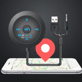1 Pcs 2 In 1 Car Bluetooth 5.0 Player 500mAh FM AUX Transmitter 5V Input For Tablet Phone Etc V5.0+EDR BT