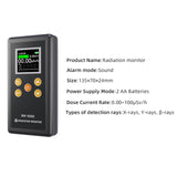 NR-750 850 950 Handheld Nuclear Radiation Detector LCD Display Household Radioactive Tester Geiger Counter β Y X-ray Detection