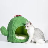 Cat Beds Semi-closed Bed for Cats Sleeping Sofa Bed Cat House Warm Kitten Beds Nest Pets Soft Cushion Nest House Pet Accessories