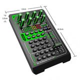 E1 Sound Card Live Mixer Sound Card Sound Effect Processor Microphone Accessories Live Audio Equipment for PC SmartPhone Live