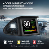 Universal HUD P10 OBD2 Smart Digital Meter Head Up Display overspeed alarm engine fault code Car Navigator for Car Safely