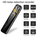 Mini Portable Digital Voice Activated Recorder For Lectures And Meetings Noise Reduction Clear Audio Sound Recorder MP3 Black