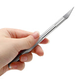 Craft Artwork Cutting Knife 6 Blades Aluminum Alloy DIY Carving Knife Sculpture Scalpel Knife


  Stencil Chiseling
