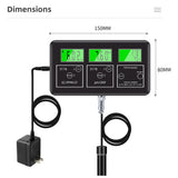 7 in 1 Multifunction Digital Water Quality Tester PH EC TDS ORP CF Humiity Temp Meter Water Analyzer Smart Monitor APP Control