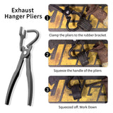 Universal Removal Pliers Hook Exhaust Clamps for Automotive Tool for Car Accessories Auto Workshop Hand-held Disassembly Tools