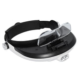Headband Magnifying Glass With Led Lamp Magnifier For Beekeeping Equipment 1.0-6.0X Multiple Magnification Mirror With 5 Lens