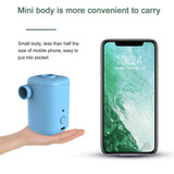 Camping Tiny Pump Air Light Inflatable Pump USB Charging Mini Electric OutdoorAir Pump For Home StorageSwimmingRingUltra light