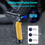 100W Electric Tire Inflator Cordlessly Car Air Compressor USB Rechargeable Digital Display Air Pump for Vehicles Tires/Ball/Swim