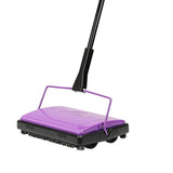 Cleanhome Carpet Floor Sweeper Cleaner for Home Office Carpets Rugs Undercoat Carpets Dust Scraps Paper Cleaning with Brush