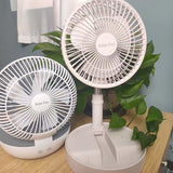 Mini DC6V Solar Fan Night Light Table Top Type Household   USB Phone Rechargeable Battery Fan Dropshiping