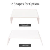 1/2Pcs Acrylic Desktop Monitor Holder Laptop Stand Riser Home Office Laptop Screen Shelf Keyboard Base Acrylic Storage Rack