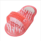 Plastic Bath Shoe Shower Brush Massager Slippers Bath Shoes Brush for Feet Pumice Stone Foot Scrubber Brushes Remove Dead Skin
