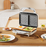 220V Non-stick Electric Waffle Machine Including 5 Plates Multifunctional Sandwich Bread Breakfast  Waffle Makers Home Appliance