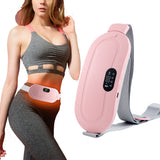 Wireless Abdominal Heating Massager Pad Relieve Menstrual Pain Warm Lady Uterus Belt Hot Compress Waist Back Vibrating Artifact