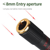 8Pcs Pure Copper Gold-Plated RCA Plug  Connector HIFI Audio DIY Amplifier Speaker Signal Cable Adapter