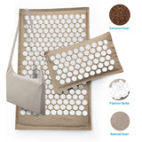 Non-Slip Acupressure Cushion Massage Mat Body Pain Spike Fitness Pilates Exercise Pillow Yoga Mat Gift Bag Applicator Relaxation