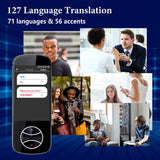 Language Translator 127 Languages Two-Way Real-Time Wifi/Offline Recording/Photo Translatio Language Translator