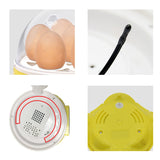 2021 New Digital Mini 7 Grid Egg Incubator Fully Automatic Incubator Poultry Hatcher Temperature Control Hatching Machine