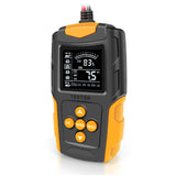 FOXSUR 12V 24V Car battery tester  LCD Battery Analyzer Car Charge Diagnostic Tool Gel AGM WET CA SLA Battery CCA IR SOH measure