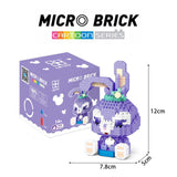 Cartoon Animals Micro Blocks Mini Building Bricks DIY 3D Model Toys Miniature Blocks Kids Gift