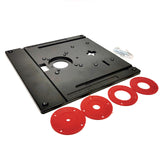 Trimming Machine Router Table Insert Plate Electric Jig Saw Flip Board 245*240*8mm For Woodworking Benches