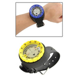 Scuba Diving Compass Depth Gauge Max 50m with Wrist Strap Waterproof