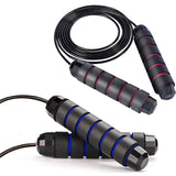 Fitness Skipping Rope Wire Skipping Rope Tangle-Free Jumping Rope Foam Handles for Fitness Workout Equipments Aerobic Exercise