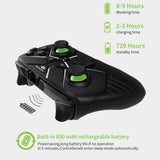 2.4g Wireless Game Controller 360-degree Rotation 3d Joystick Built-in 600mah Battery Gamepad Compatible For Xbox One