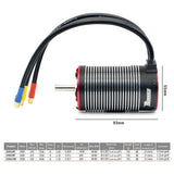Rocket 5593 680KV 880KV 1090KV Sensorless Brushless Motor Built-in Temperature Sensor Port for 1/5 1/6 1/7 RC Monster Buggy Car