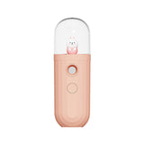 20ml Cartoon Nano Mist Sprayer Facial Cooling Face Steamer USB Chargeable Portable Humidifier Beauty Moisturizing Skin Care Tool