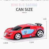 NY 1:58 Mini RC Car Battery Operated Racing Car Cans Package Machine Drift-buggy Bluetooth Radio Controlled Toy Gift for Kids