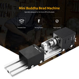 100W Mini Lathe Beads Machine Miniature Buddha Pearl Lathe Grinding and Polishing Beads Wood Working DIY Lathe Drill Rotary Tool