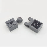 10Pcs/Lot Mecha Joint Parts With Ball Connector Bricks Fit With 92013 57909 17114 64276 50923 93571 90608 High-Tech Blocks Parts