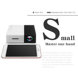 YG300 LCD LED HD Projector 1080P Home Cinema Outdoor Movie Projectors Wireless Streaming Mini Projector EU./US/UK/AU