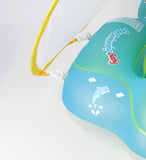 Baby Swimming Pool Float Sunscreen UPF 50+ UV Sun Non-inflatable Lying Ring Floating Ring With Sunshade Pump Underarm Ring Float