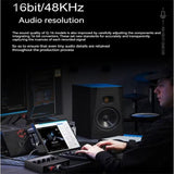 Professional Recording Sound Card DSP Reverb AD Converter 48v Computer Mobile Phone K Singing Card Q16