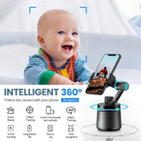 360 Degree Rotate Portable Smartphone Mount Holder Vlog Shooting Multifunction Smart Selfie Stick Easy Install Auto Face Desktop