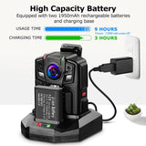 BOBLOV HD66/D7 2K Mini Camera IP68 Waterproof Drop Resistant Video Recorder 170° Wide Angle Infrared Night Vision Chest Bodycam