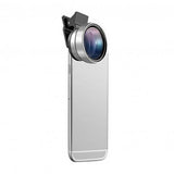 2022.Universal Mobile Phone Lens 2 in 1 Universal 37mm 0.45X 49UV Wide Angle Macro Cell Phone Camera Lens Kit Phone Accessories