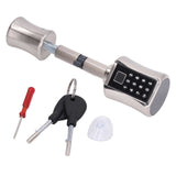 Smart Door Lock Cylinder with Biometric Fingerprint Password Key Unlock Intelligent Smart Door Lock for 40‑100mm Door Thickness