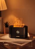 180ML USB Essential Oil Diffuser Simulation Flame Ultrasonic Humidifier Home Office Air Freshener Fragrance Sooth Sleep Atomizer