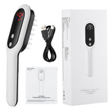 Electric Laser Hair Growth Comb Phototherapy Anti Hair Loss Massage Hair Brush Relieve Head Pressure Scalp Massager Hair Growth