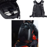Motorcycle Backpack Motorsports Track Riding Back Pack Waterproof Hard Shell Case Laptop Storage  Bag No Drag