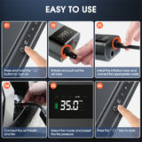 CARSUN Car Electrical Air Pump Fast Inflation 4000mAh Portable Wireless Tire Inflator Air Compressor Motorcycle Bicycle Balls